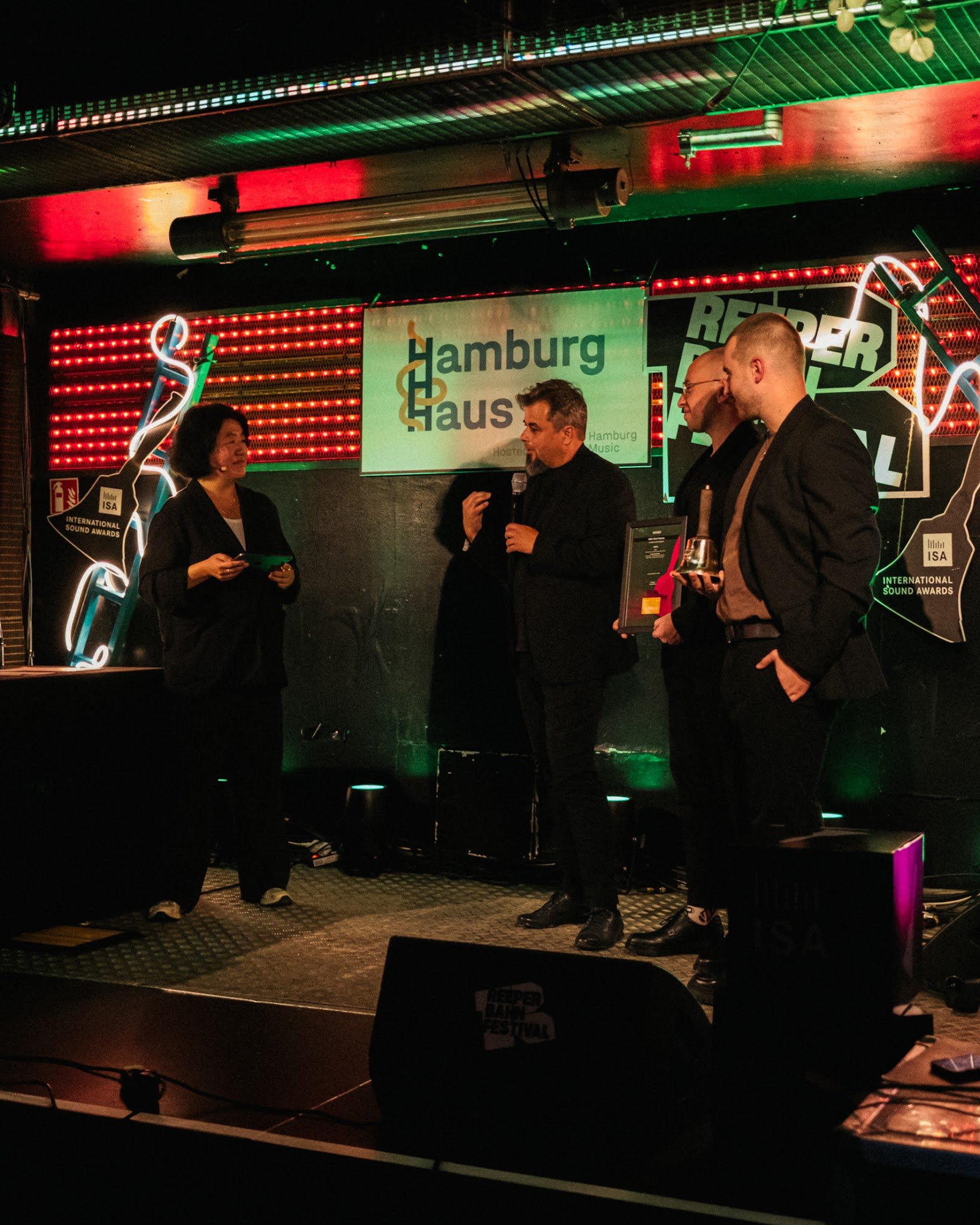 The stage at the International Sound Awards 2026 gala in Hamburg