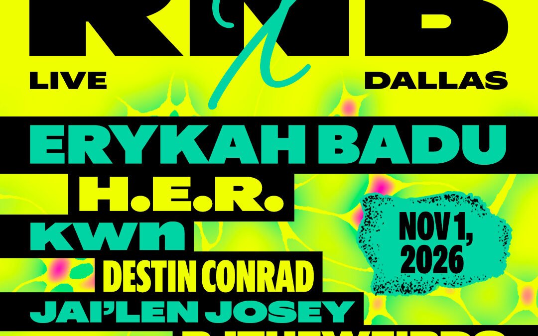 Key visual of the RNB X Live festival announced by Spotify