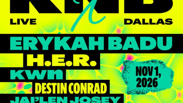 Key visual of the RNB X Live festival announced by Spotify