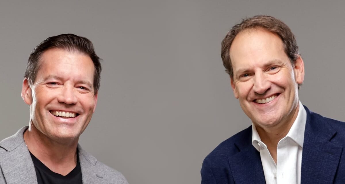 Jon Cook and Eric Campbell of VML in a company press photo