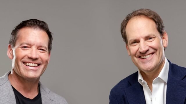 Jon Cook and Eric Campbell of VML in a company press photo